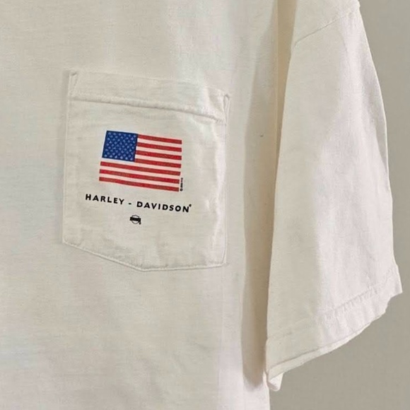 2000 Harley Davidson T-Shirt (USA pocket) - *Grand Island, Nebraska* (Back side) - Picture 2 of 10